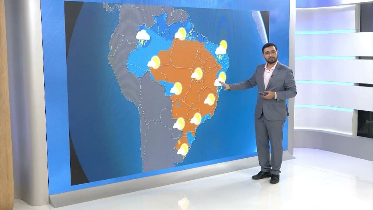 Previsão do Tempo: Sol e calor dominam grande parte do Brasil