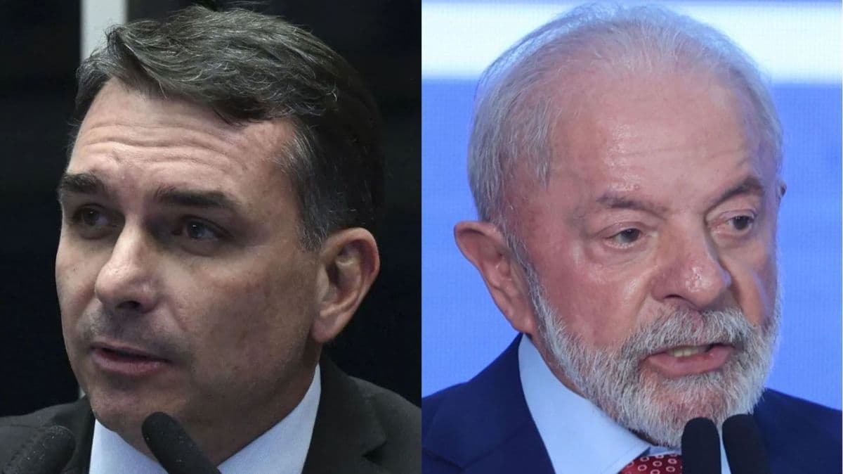 Pesquisa revela rejeição quase igual para Lula e Flávio Bolsonaro