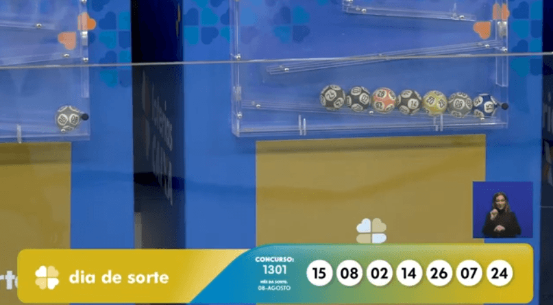 Resultado do Dia de Sorte de hoje: veja os números sorteados no concurso 1301