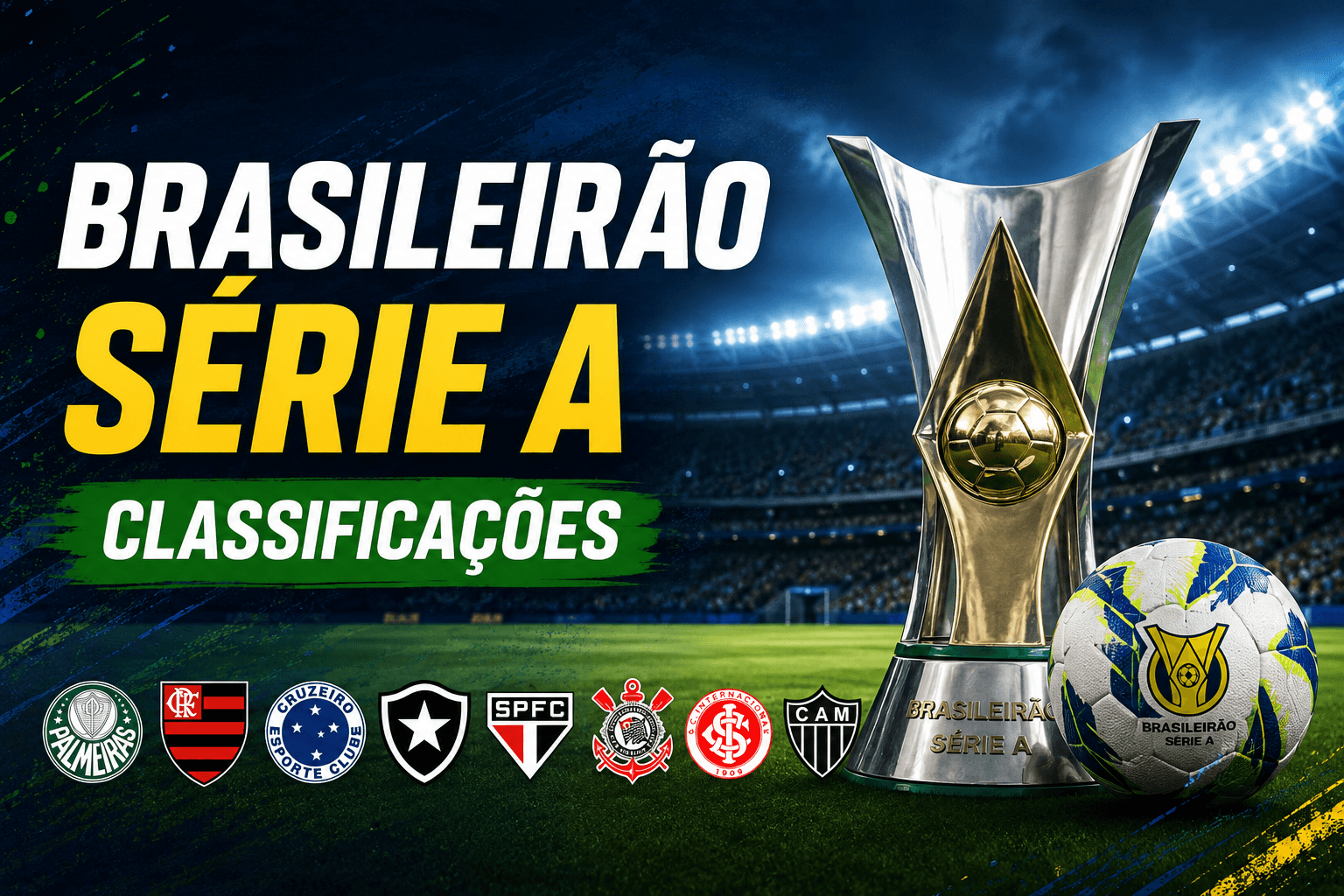 Classificação do Brasileirão Série A: veja a tabela completa com os 20 times após a 23ª rodada