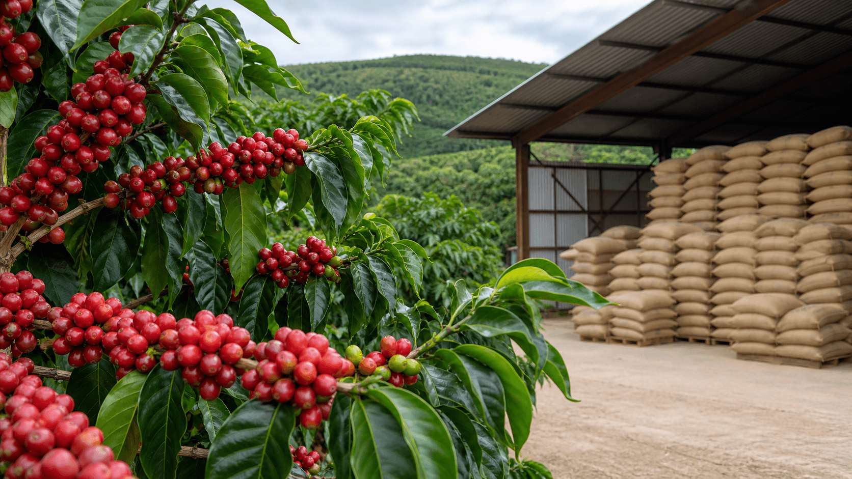 Produção mundial de café alcança recorde em 2026/27