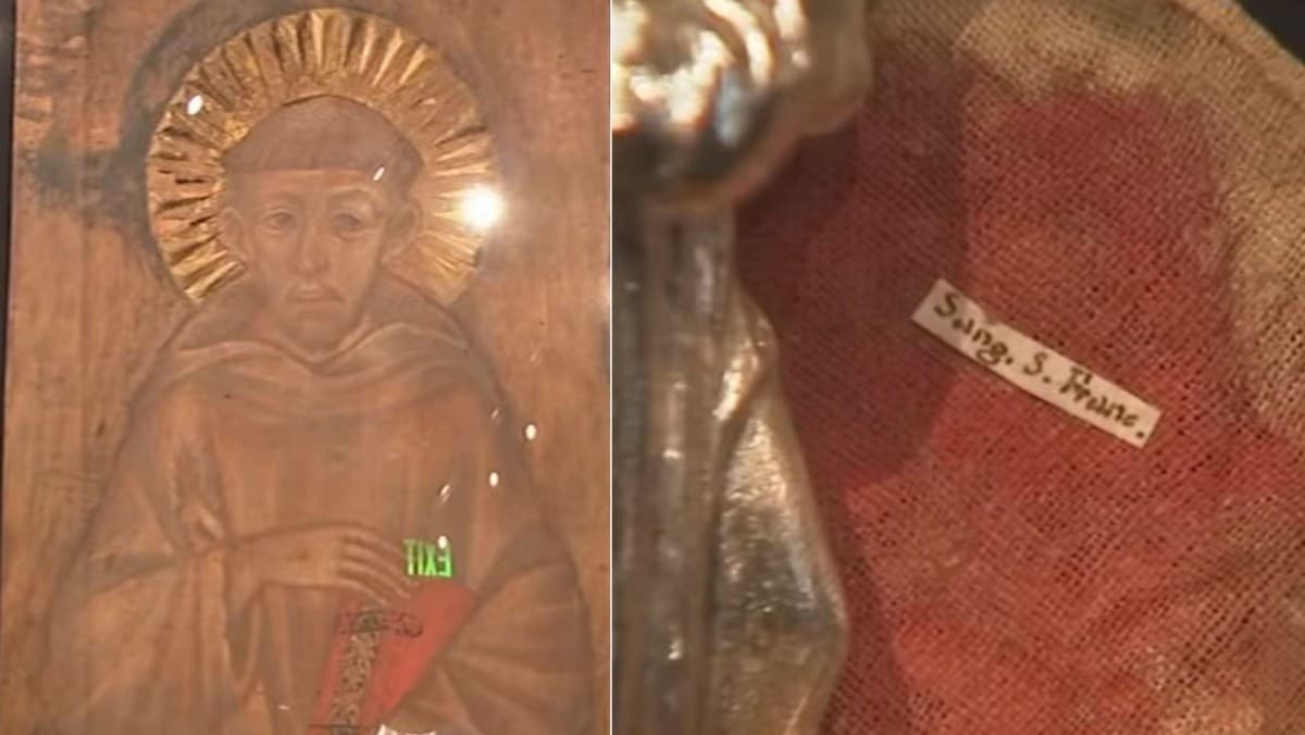 Relíquias de São Francisco de Assis expostas nos EUA pela primeira vez em 800 anos