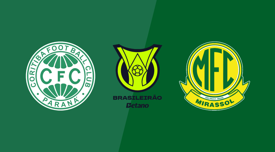 Coritiba x Mirassol hoje: tudo sobre o jogo pelo Campeonato Brasileiro Série A