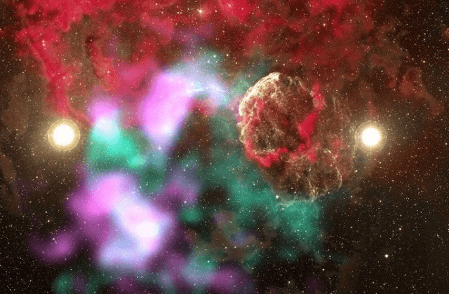 Cientistas revelam supernovas de estrelas massivas em binário