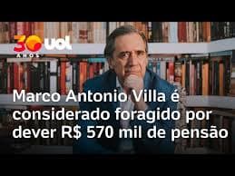 Marco Antonio Villa se torna foragido da Justiça