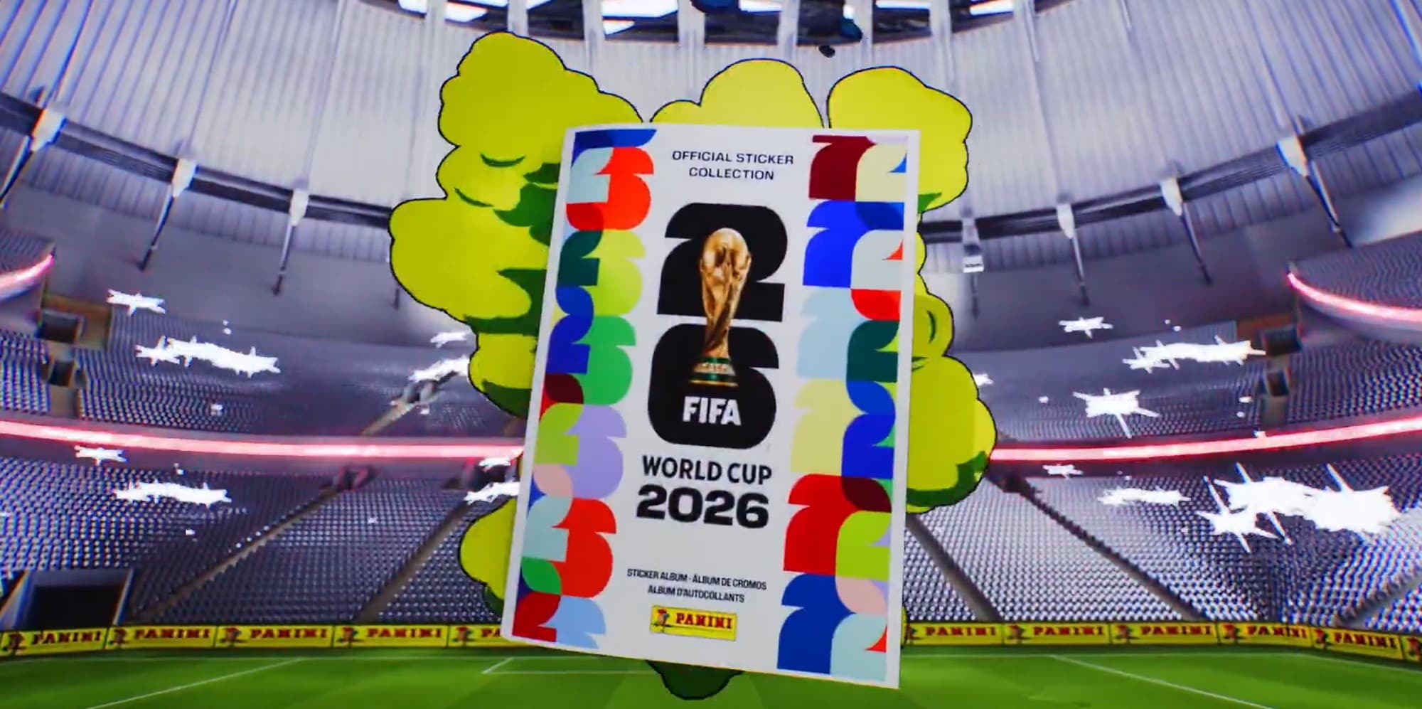Panini lança pacote de figurinhas para o álbum da Copa de 2026