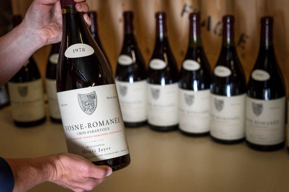 Leilão de garrafa de vinho de Henri Jayer bate recordes em Londres
