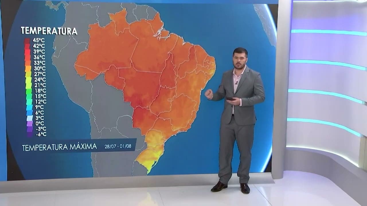 Santa Catarina enfrentará temporais e granizo nos próximos dias