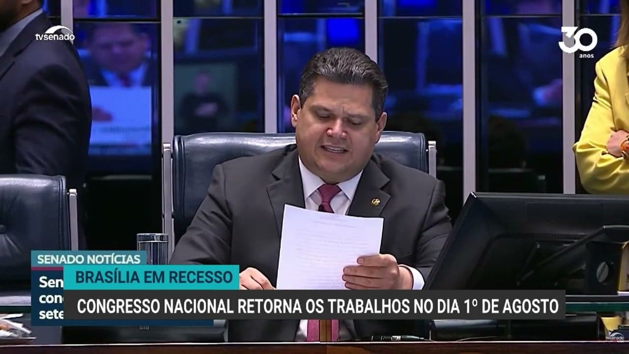 Congresso retorna em agosto com votações concentradas antes das eleições
