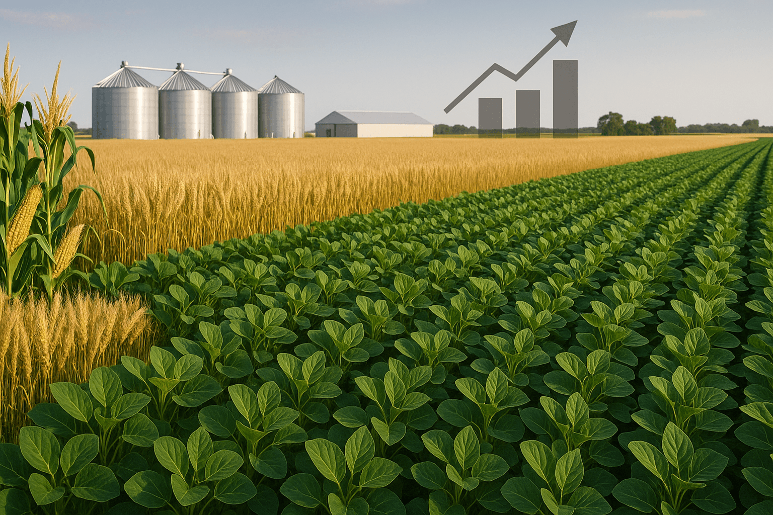 USDA revela previsões de grãos com queda em milho e trigo para 2026/27