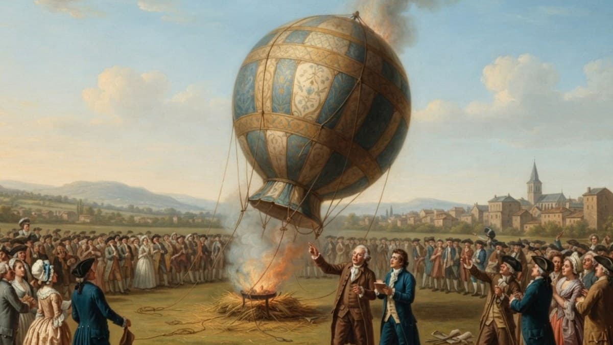 Primeiros voos com balões marcam história da aviação em 1783