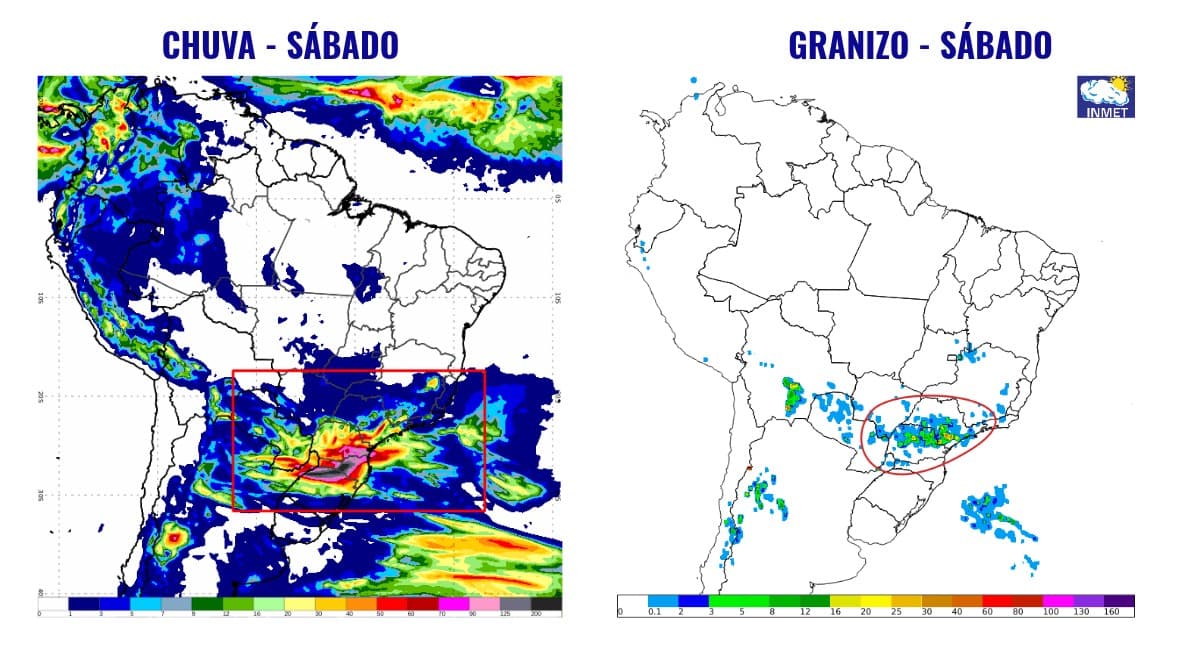 Previsão do tempo traz chuvas fortes no centro-sul e calor no Norte e Nordeste