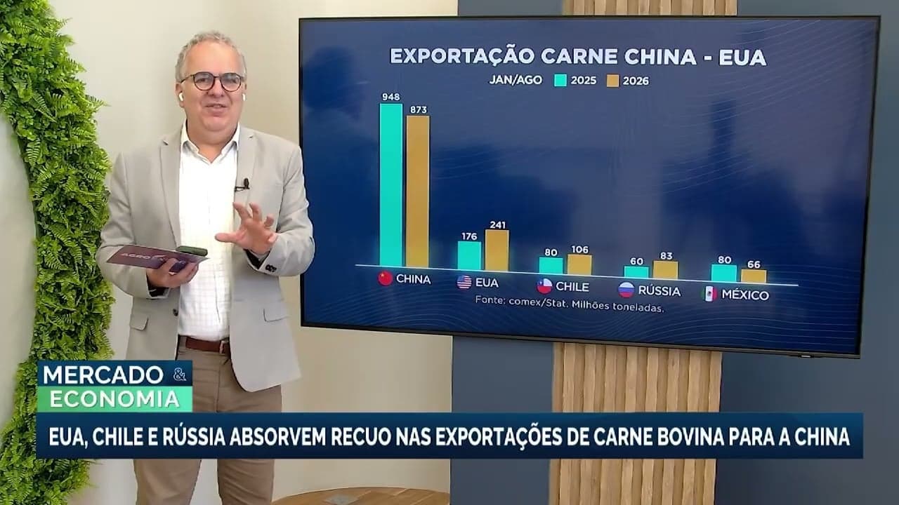 Brasil busca novos mercados para compensar queda nas exportações de carne bovina