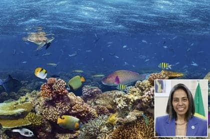 Leticia Reis de Carvalho defende gestão sustentável dos oceanos