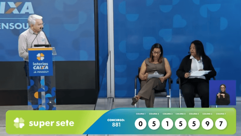 Resultado do Super Sete 881 hoje (03/08): confira os números sorteados por coluna