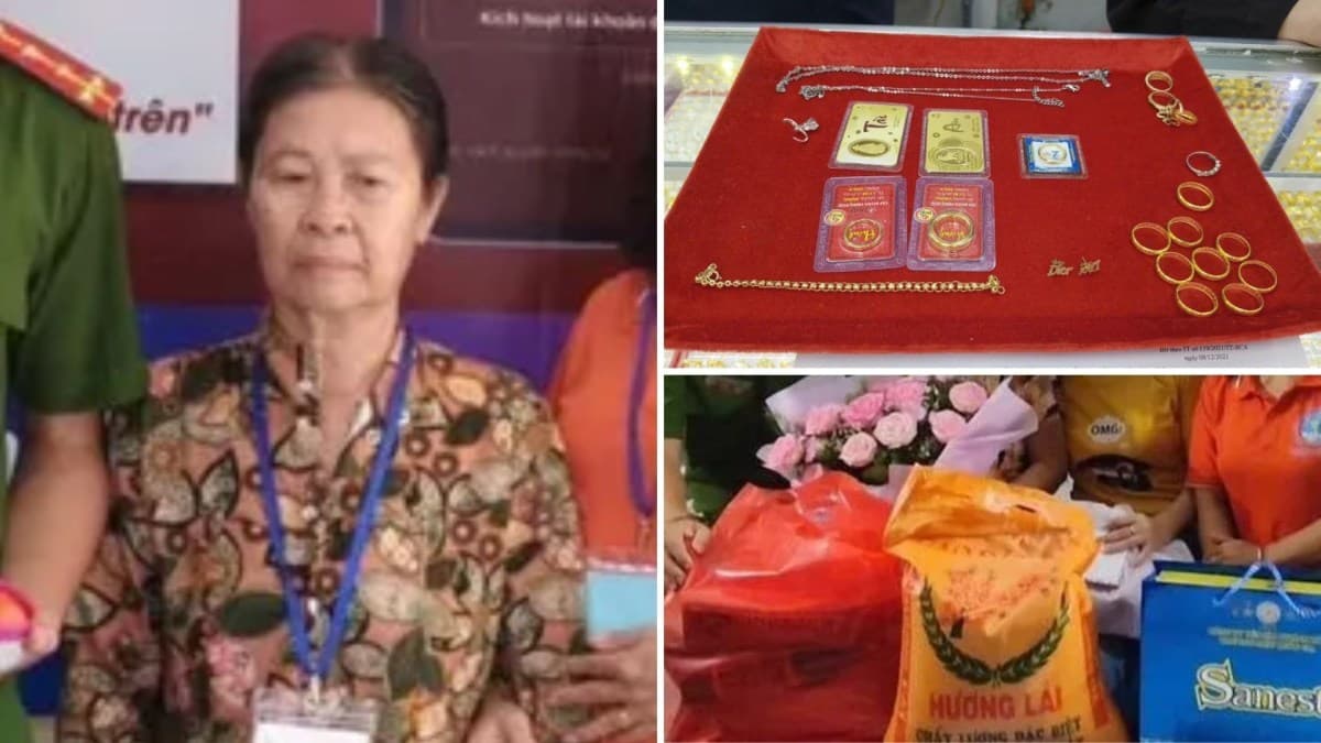 Catadora de 78 anos devolve joias encontradas no lixo a proprietária