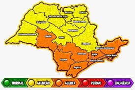 Chuva intensa pode provocar alagamentos e deslizamentos em São Paulo