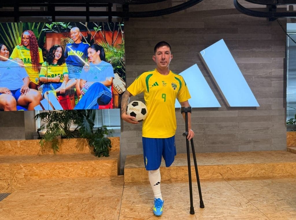 Rogerinho R9 articula apoio da Adidas para Seleção Brasileira de Futebol de Amputados