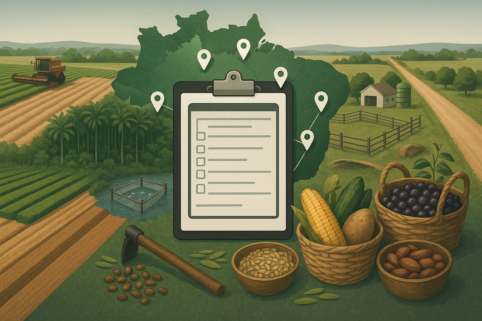 IBGE inicia teste do 12º Censo Agropecuário em seis municípios