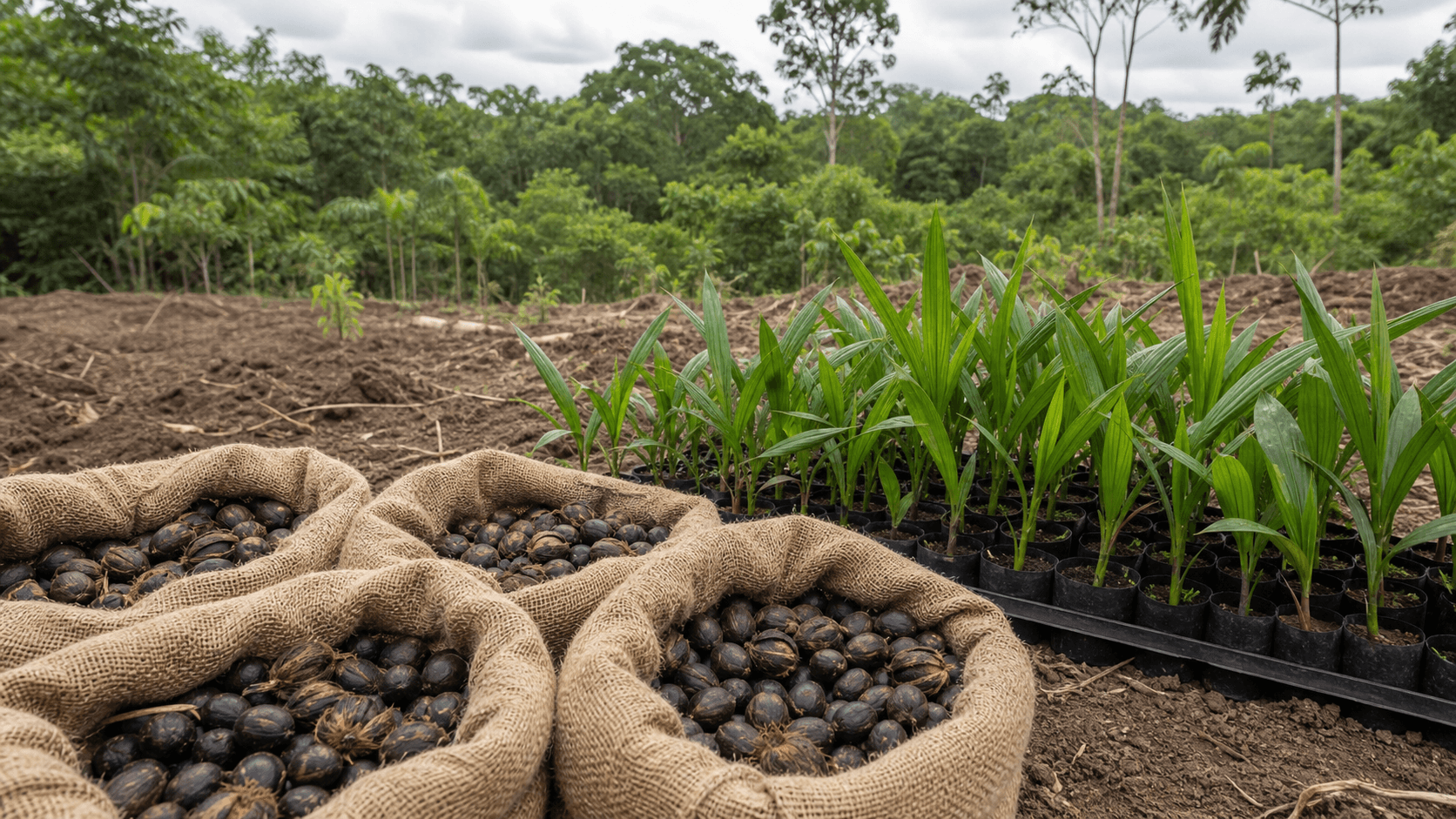 Conab distribui 32 toneladas de sementes de juçara no Paraná