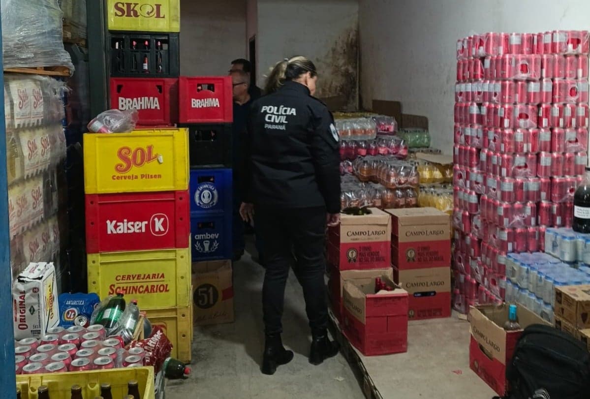 Polícia Civil do Paraná prende homem por falsificação de bebidas