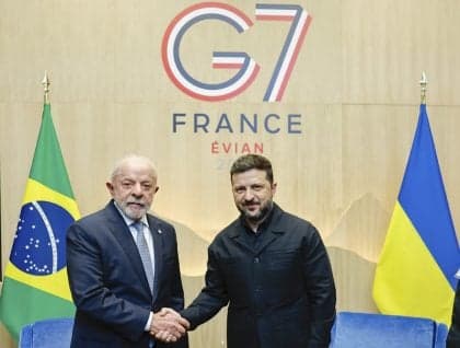 Lula se encontra com Zelensky na França em busca de paz