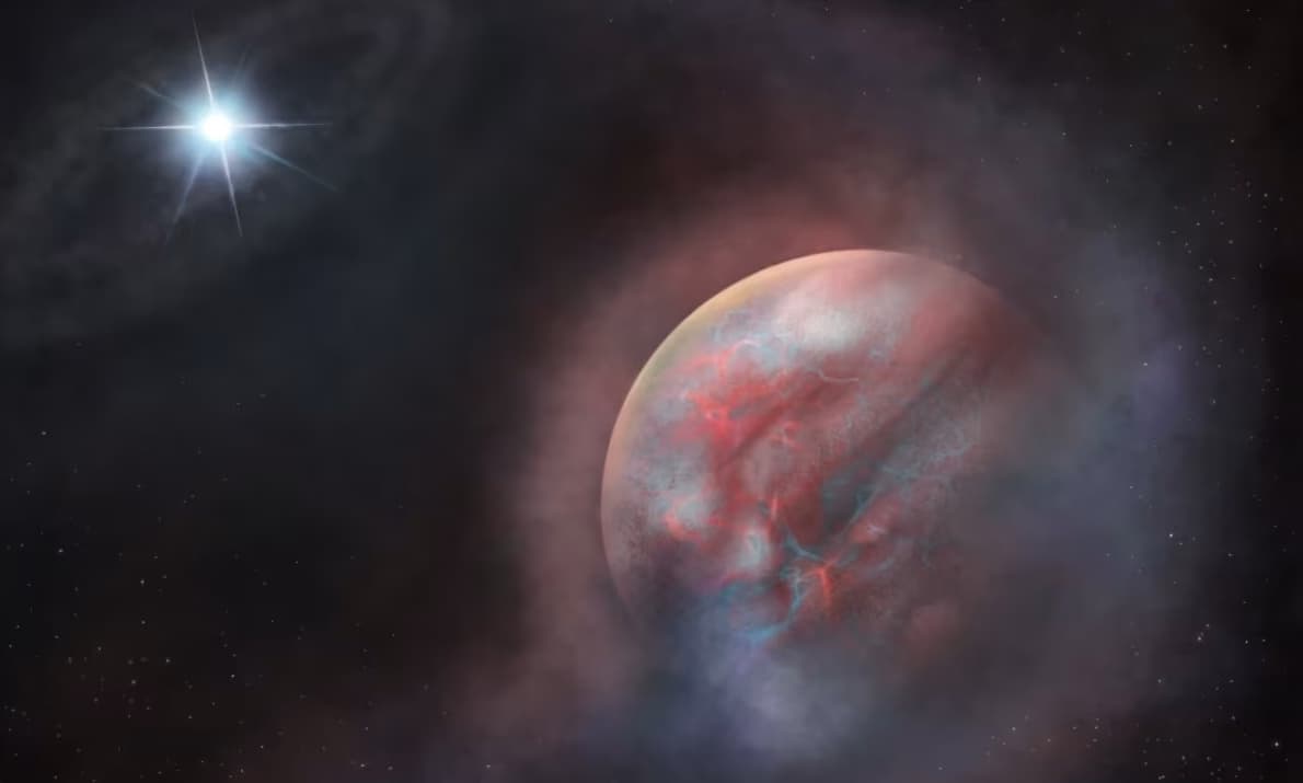 Cientistas detectam candidato a planeta de segunda geração em órbita de anã branca