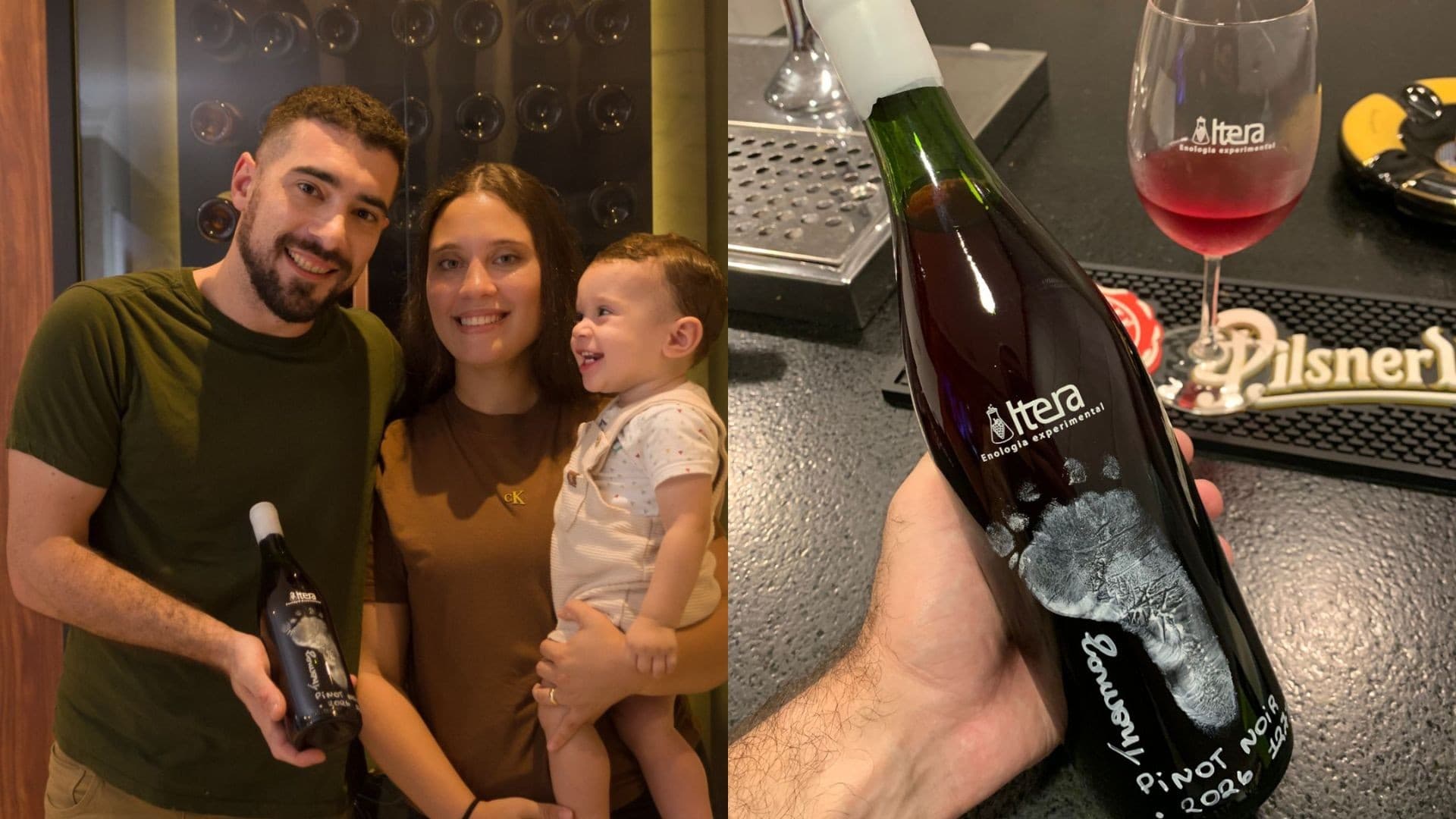 Casal preserva memórias em vinho que será aberto em 2043