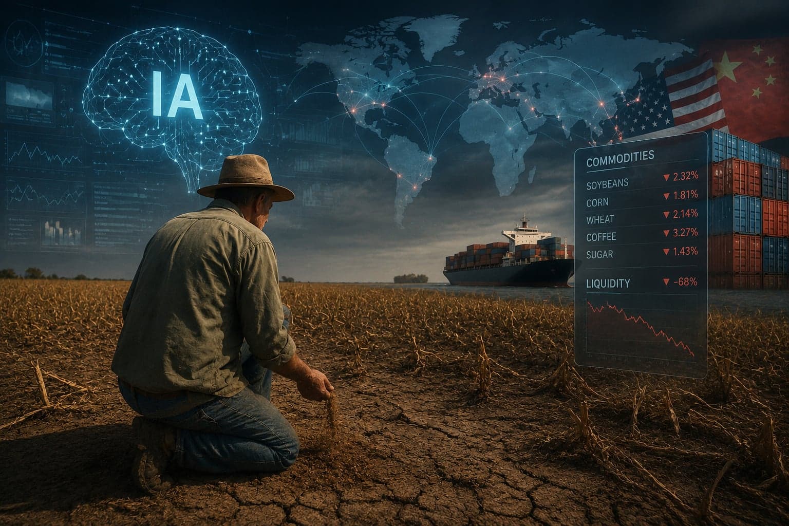 Mudanças geopolíticas e financeiras impactam lavouras brasileiras