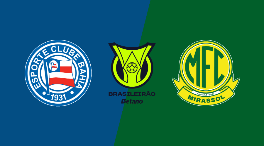 Bahia x Mirassol hoje: tudo sobre o jogo pelo Brasileirão