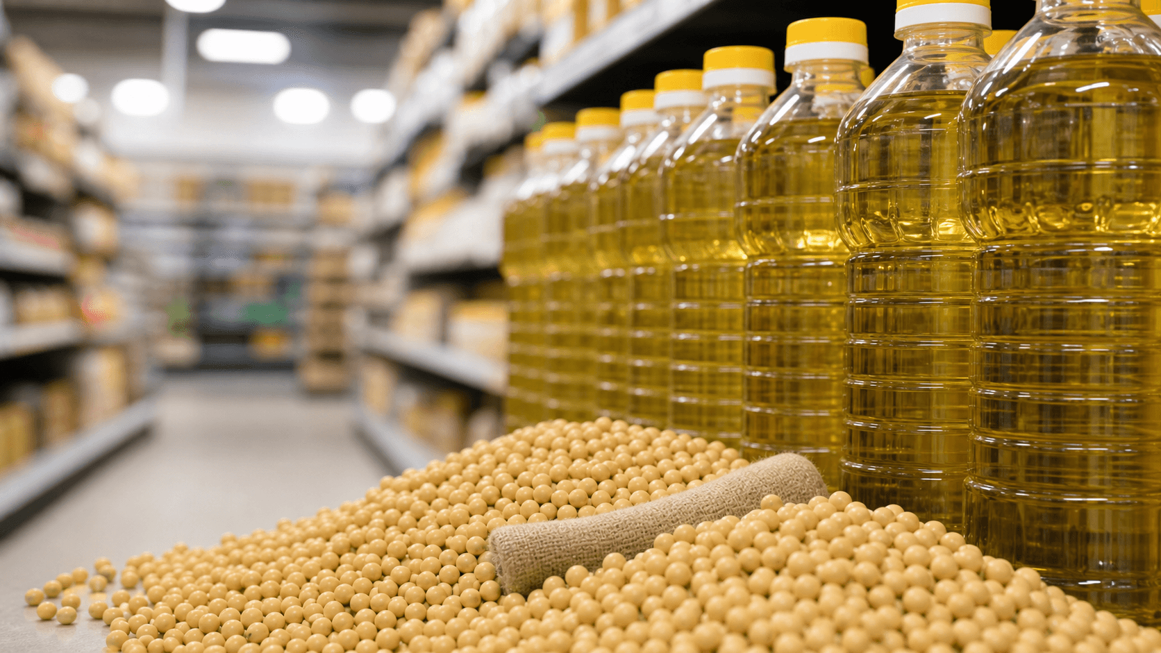 Preço do óleo de soja cai 10,20% em 2026 com maior oferta