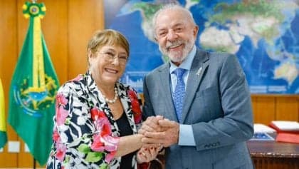 Lula se reúne com Michelle Bachelet em apoio à sua candidatura na ONU