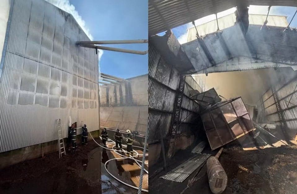 Explosão em barracão industrial deixa um morto em Paulópolis