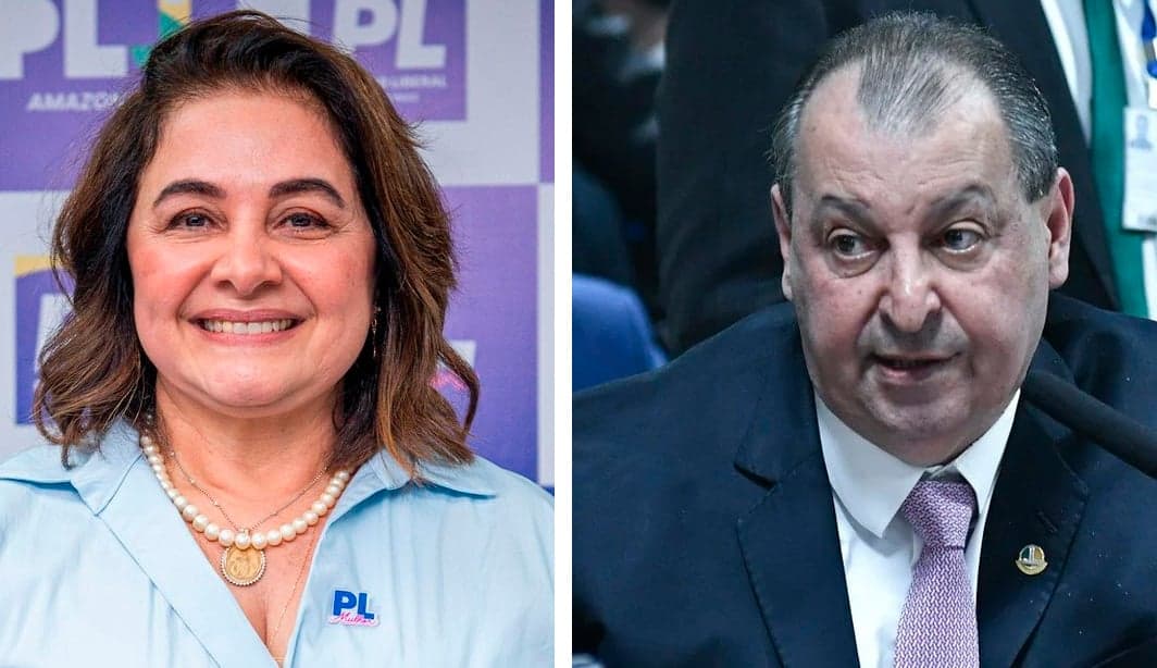 Omar Aziz e Maria do Carmo avançam para o segundo turno no Amazonas