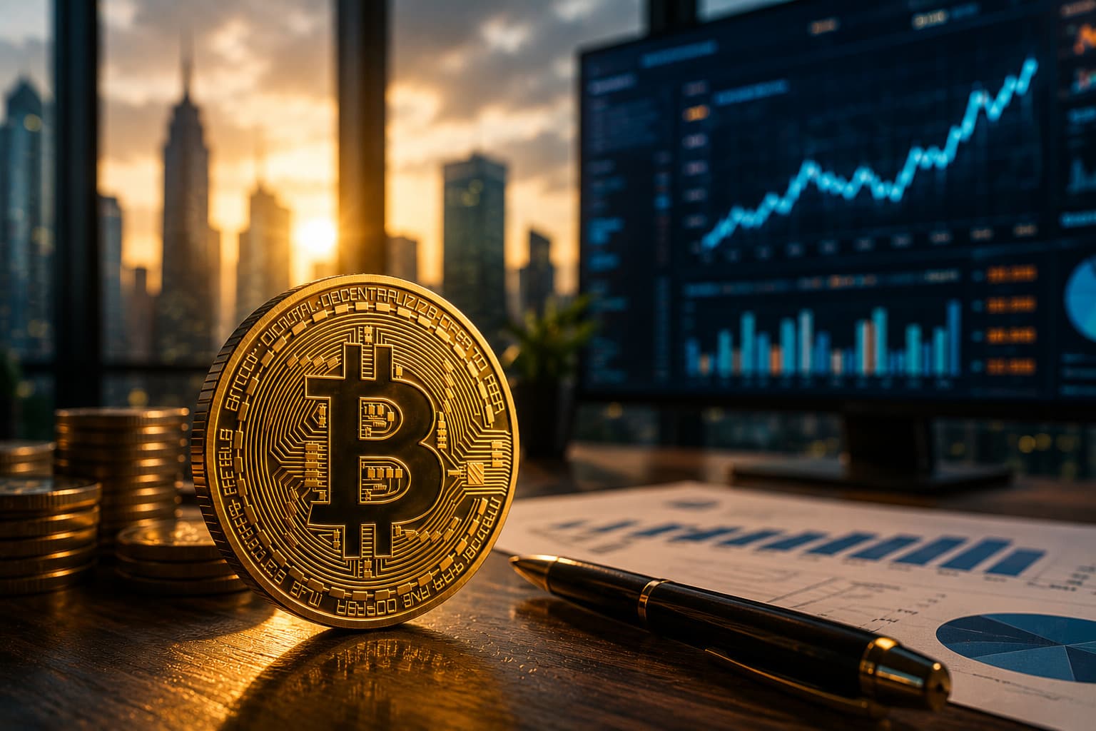 Bitcoin oscila próximo de US$ 81.600 enquanto mercado avalia inflação e fluxos de ETFs