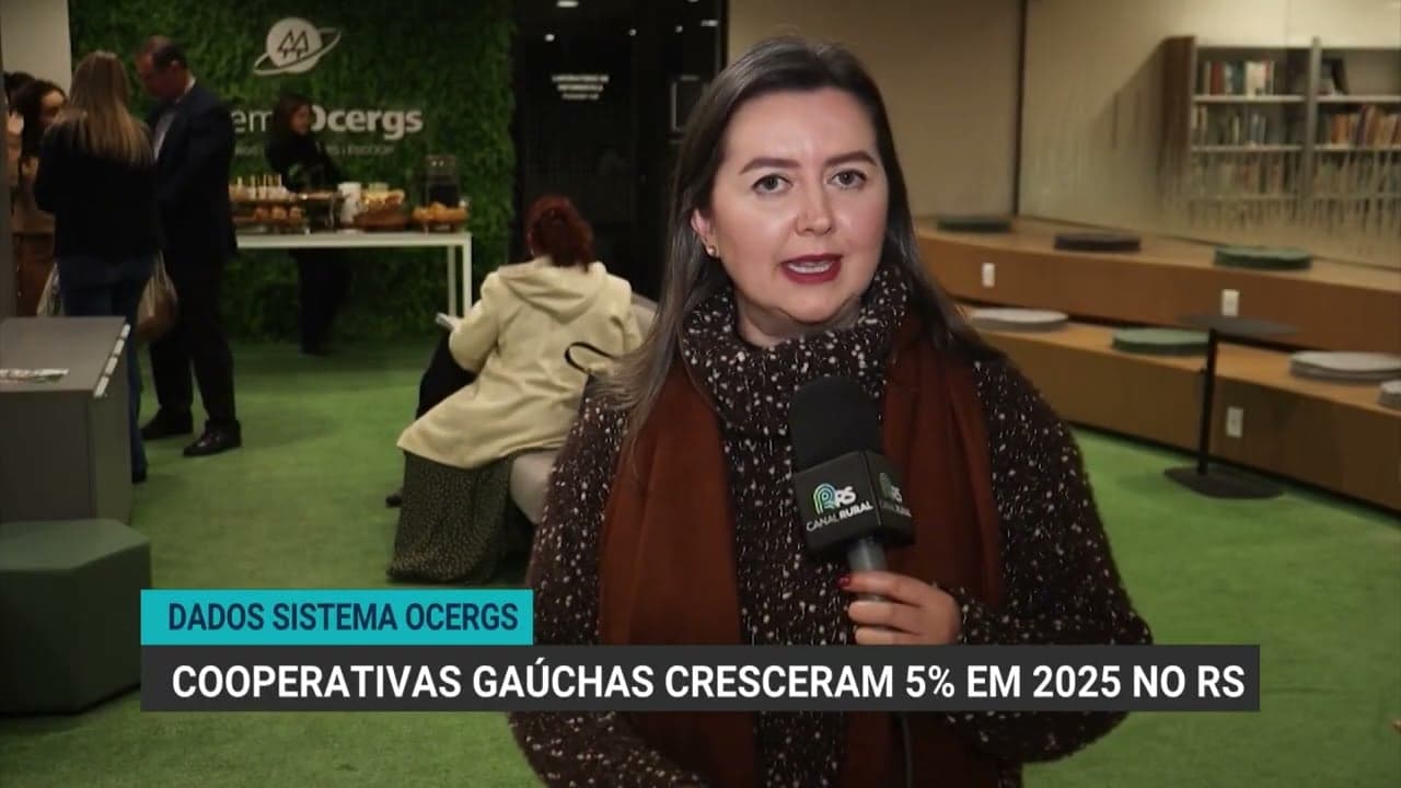 Crescimento das cooperativas gaúchas chega a 5% em 2025