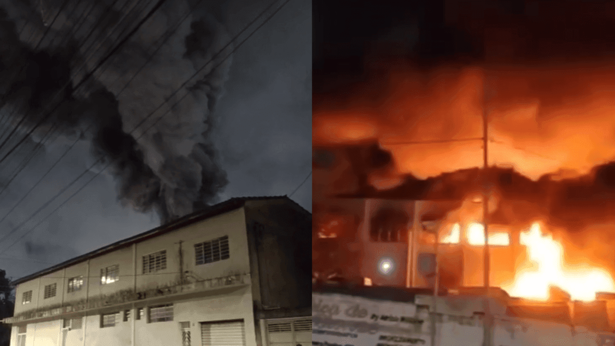 Incêndio atinge distribuidora em Guarulhos e mobiliza bombeiros