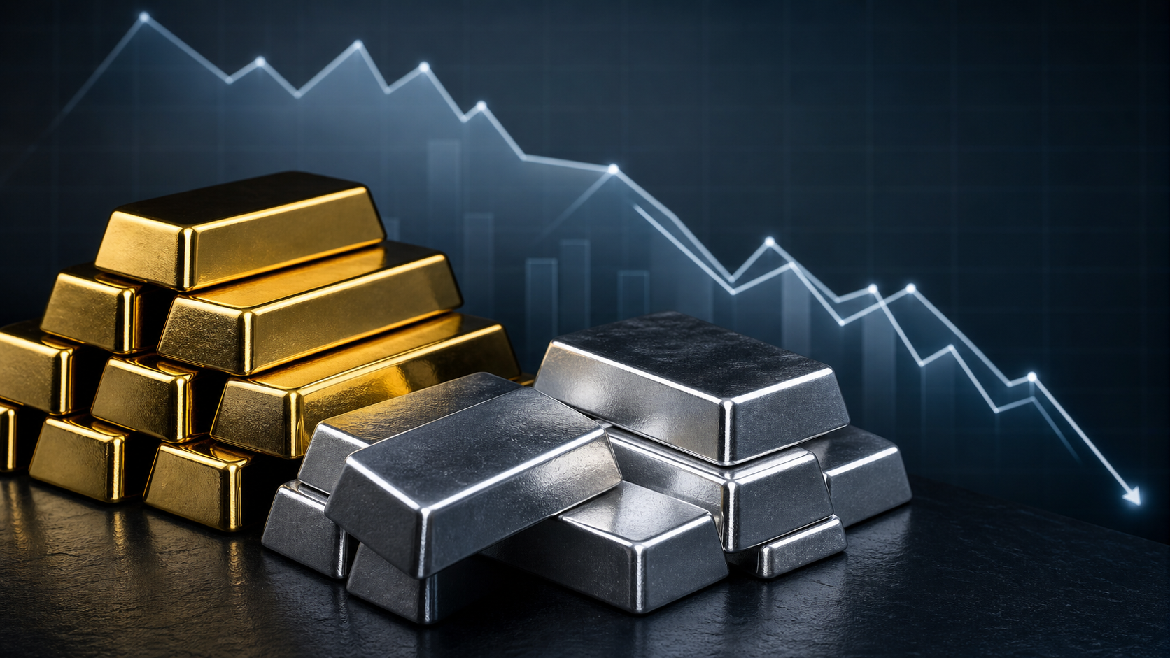 Queda nos contratos de ouro e prata após cúpula Trump-Xi