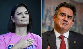 Michelle Bolsonaro faz ligação e defende Tereza Cristina como vice de Flávio Bolsonaro