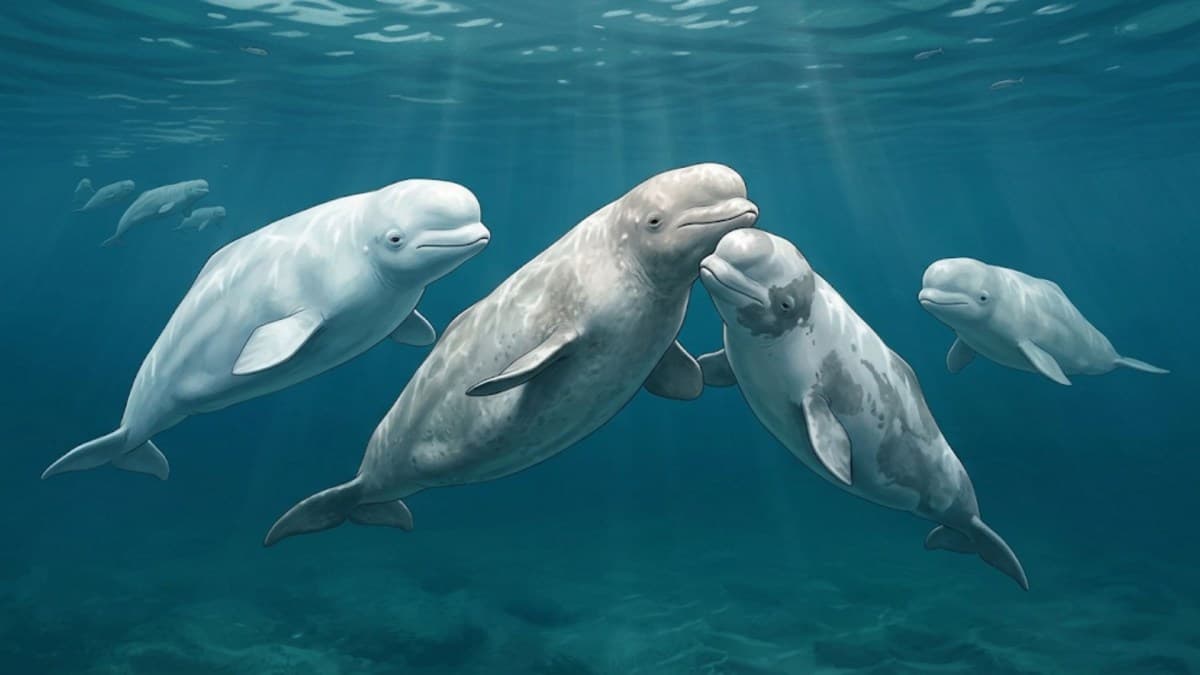 Estudo revela estratégia reprodutiva das belugas no Alasca