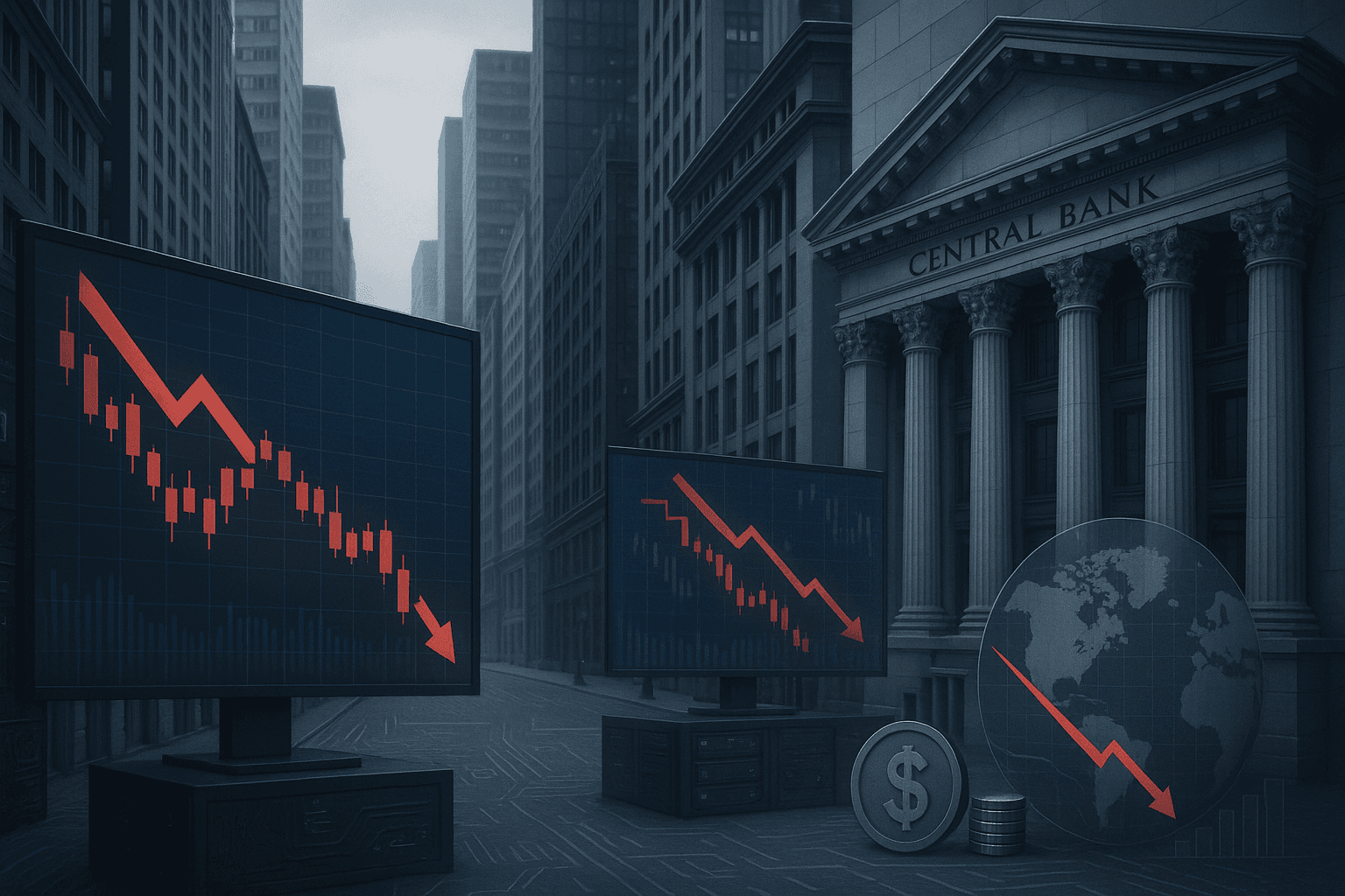 Bolsas de Nova York caem ante decisão do Fed e balanços de techs