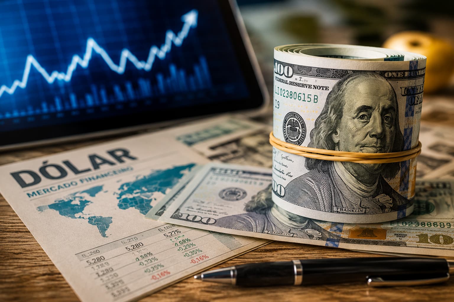Cotação do dólar: dólar comercial se mantém perto de R$ 5,11 enquanto mercado digere cenário externo
