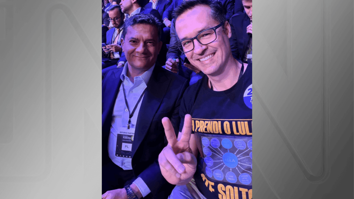 Deltan Dallagnol exibe camiseta polêmica em debate presidencial