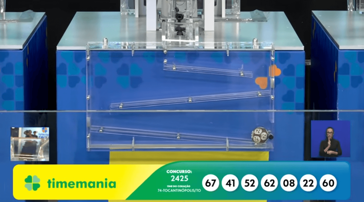 Resultado da Timemania 2425 hoje (06/08/2026): confira as dezenas sorteadas