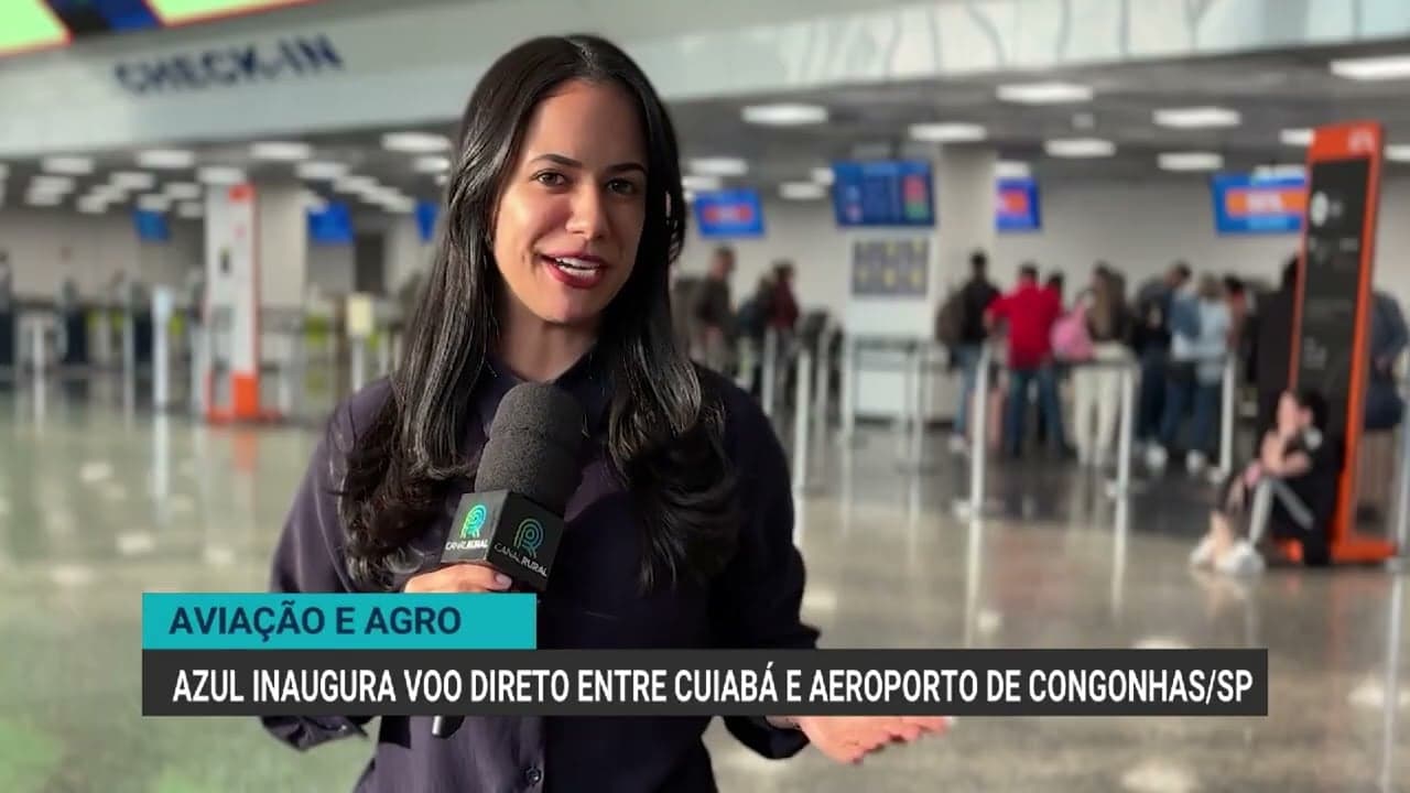 Azul inaugura rota direta entre Cuiabá e São Paulo com voos diários