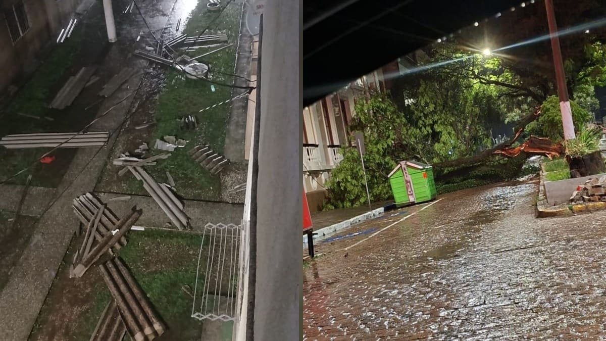 Rio Grande do Sul registra estragos de temporais em 13 municípios