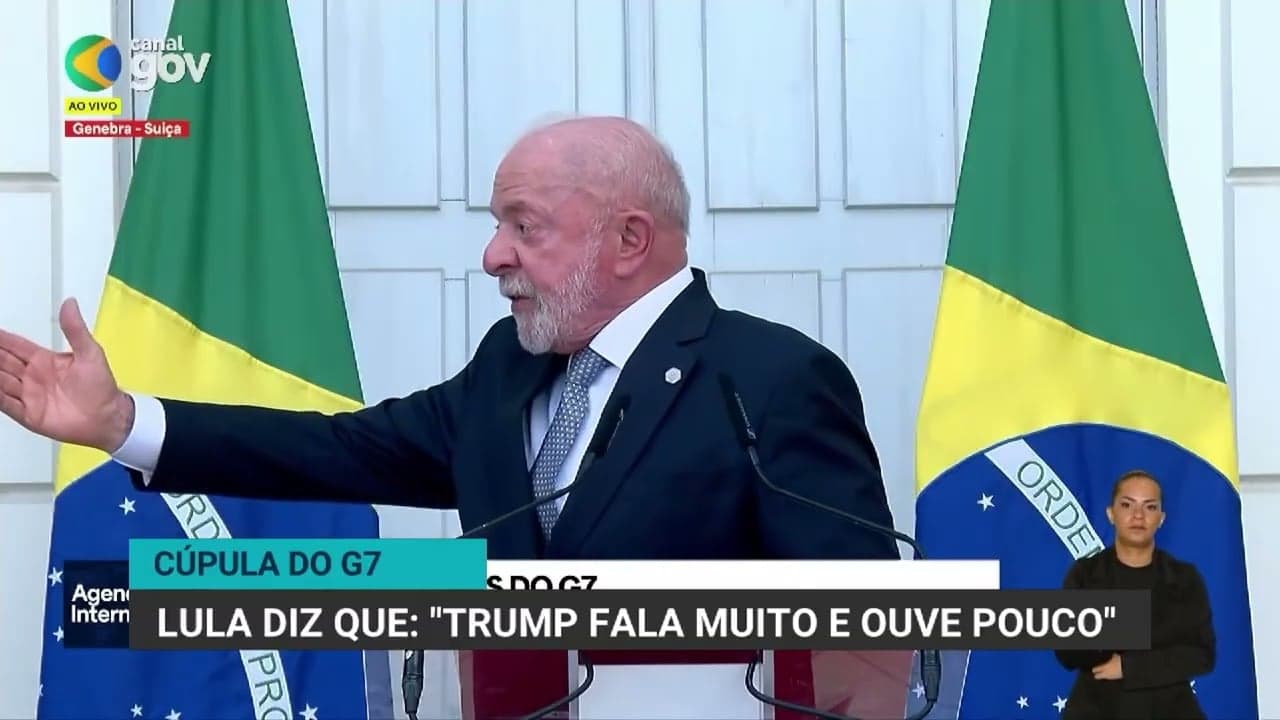 Lula analisa G7 e explica ausência de encontro com Trump