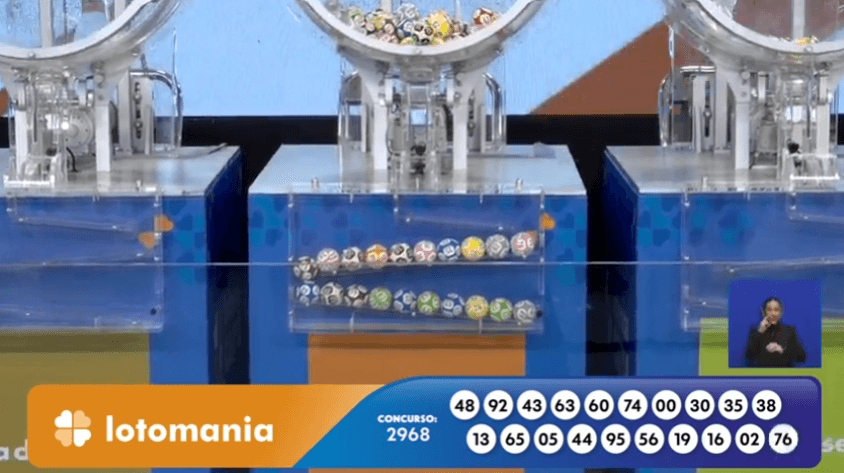 Resultado da Lotomania de hoje: confira os 20 números sorteados no concurso 2968