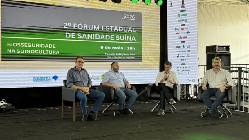 Fórum de Sanidade Suína em Santa Rosa debate biosseguridade e exportação