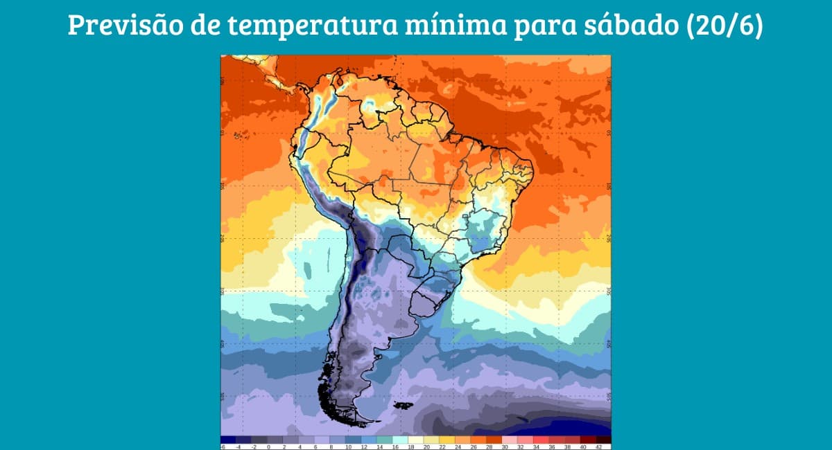 Frio intenso chega ao Sudeste e Sul do Brasil neste fim de semana